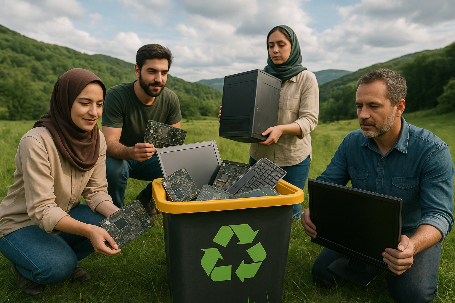 ⚡ بازیافت الکترونیک؛ طلای پنهان در وسایل دورریختنی